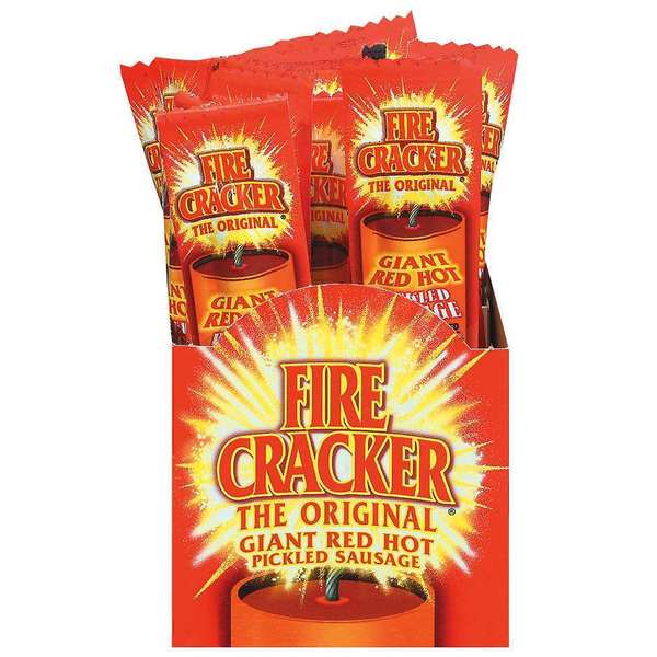 Penrose Firecracker Red Hot Pickled Sausage Giant Pouch 1.7 oz., PK90 2620032200